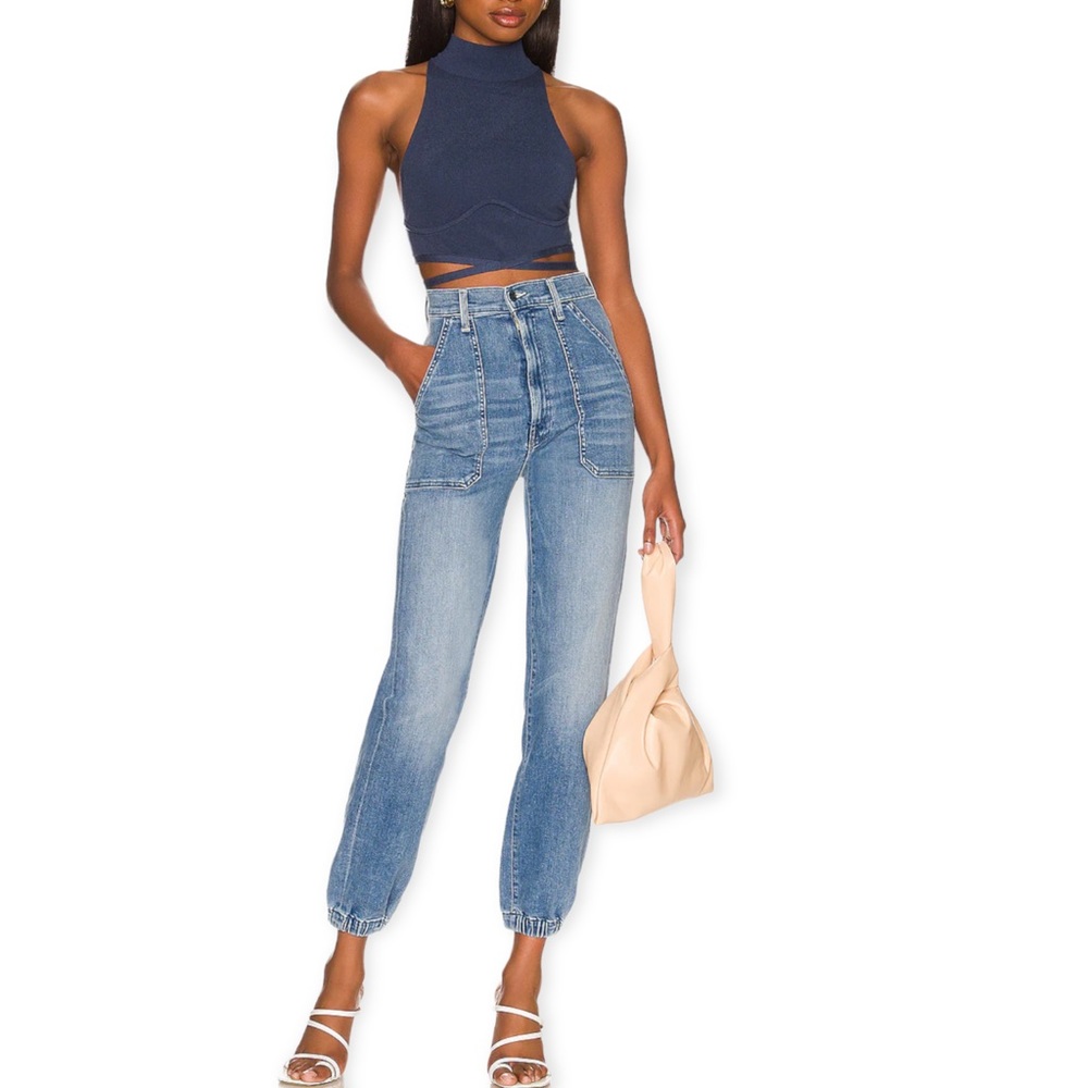 Mother • The Wrapper Patch Springy Ankle Jeans